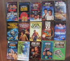 Lot of 15 Vintage Star Trek Paperback Books V...