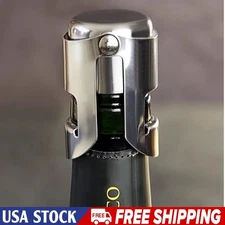 1PC Stainless Steel Champagne Bottle Stopper: Sparkling Wine Vacuum Cap