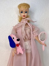 VINTAGE PONYTAIL BARBIE DOLL #5 - BLONDE-R BODY - BEAUTIFUL OUTFITS