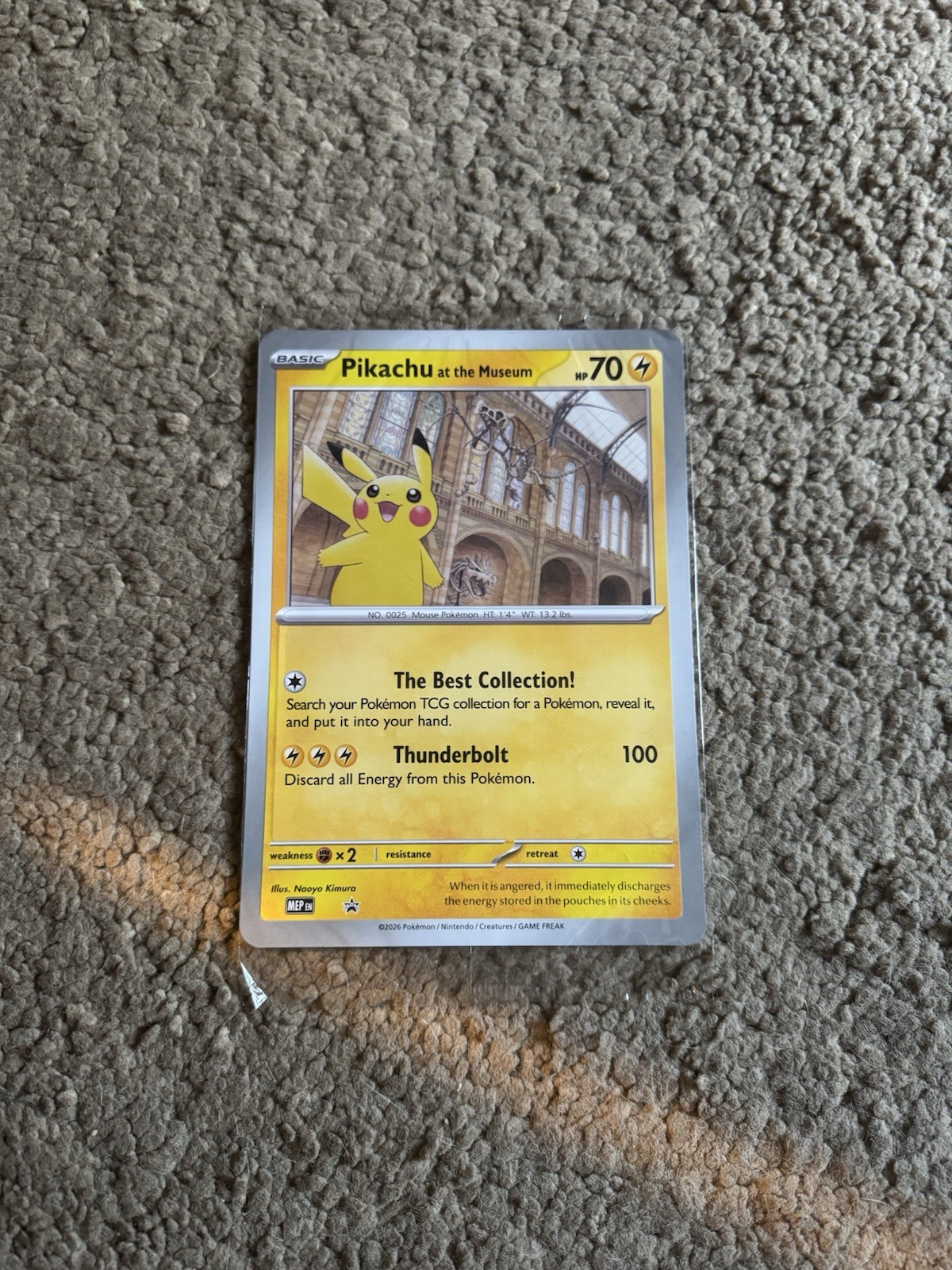 Pikachu at the Museum Jumbo Cards Regular