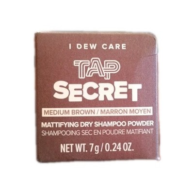 I Dew Care Tap Secret Mattifying Dry Shampoo Powder Color M BROWN 0.24 oz. 9/27