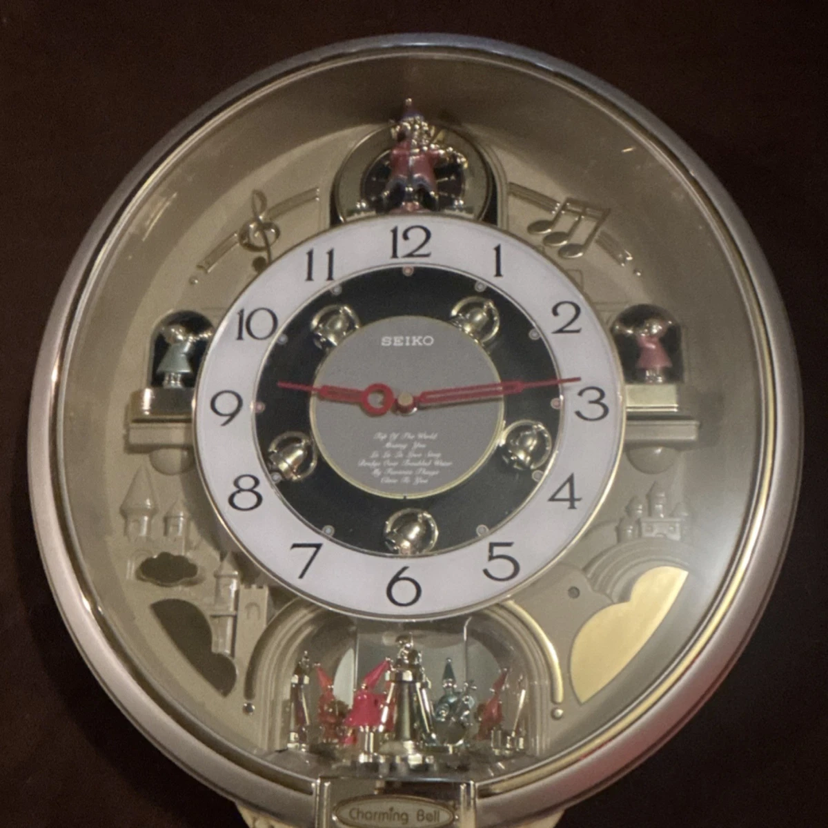 Seiko Black Analog Wall Clocks for sale | eBay