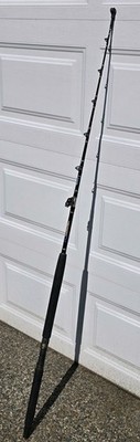 Shakespeare Tidewater 50-130lb Stand Up Rod Roller Guides One Piece Fishing Rod