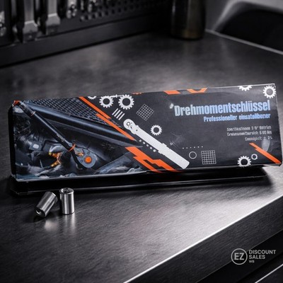 3/8'' Antrieb Drehmomentschlüssel 5-60Nm Profi hohe Genauigkeit +/- 3% NEU verpackt