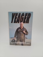 Chuck Yeager Autobiography 1985 1st Edition HCDJ USAF Speed Of Sound Barrier