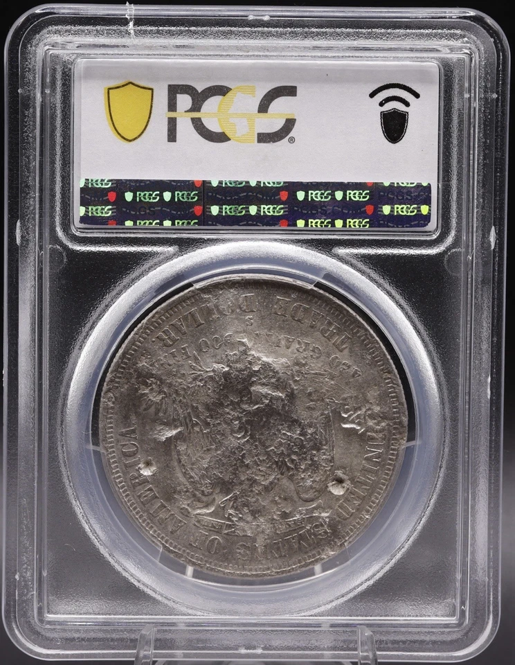1878-S US Trade Dollar PCGS XF40 Chopmarked Silver Coin - Image 2 of 4