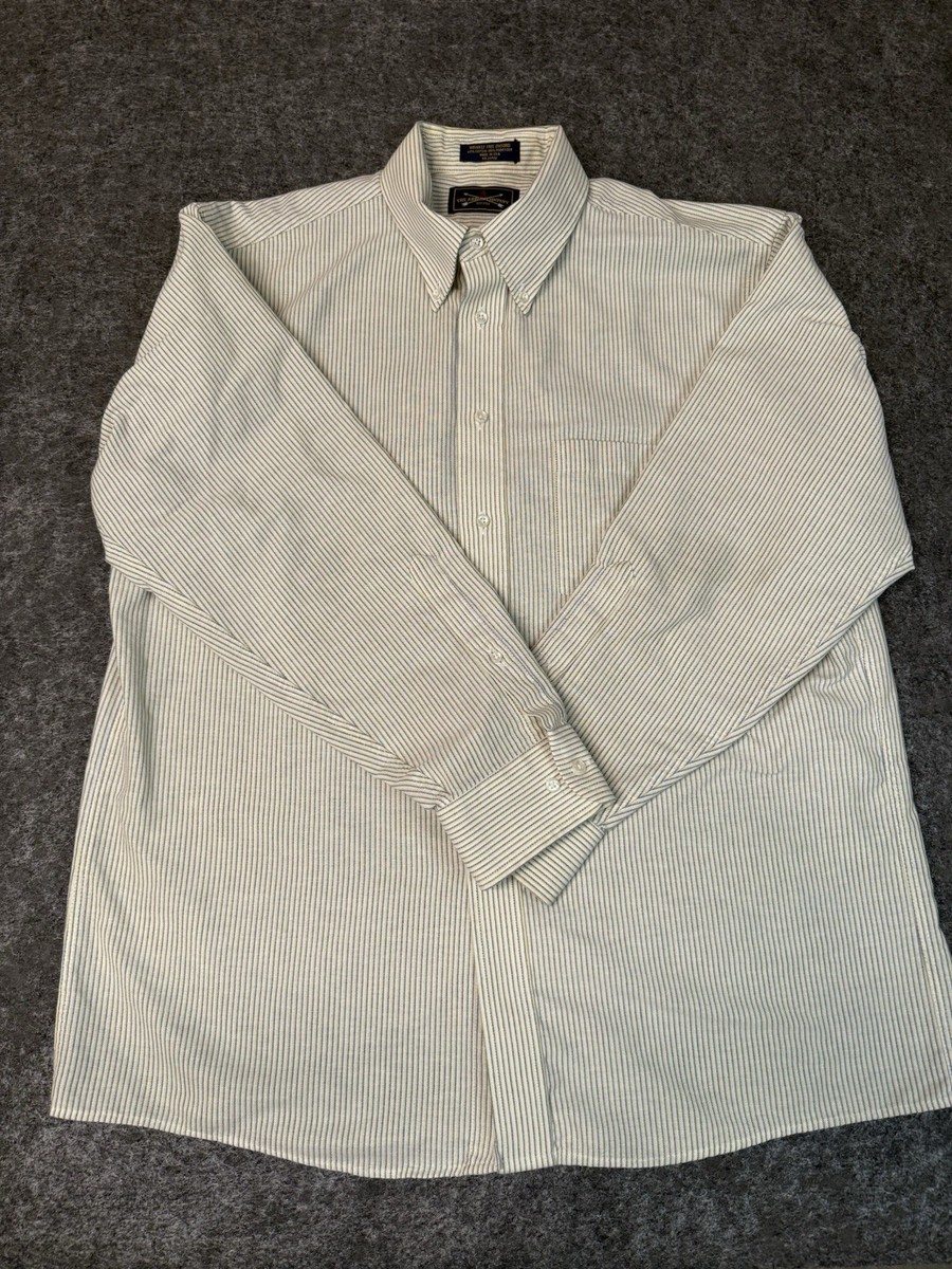Vintage The Arrow Company Men's Wrinkle Free Oxford 16.5 32/33