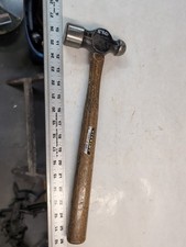 VINTAGE STANLEY 314B 32OZ 16" BALL PEEN HAMMER W ORIG HANDLE BLACKSMITH - USA
