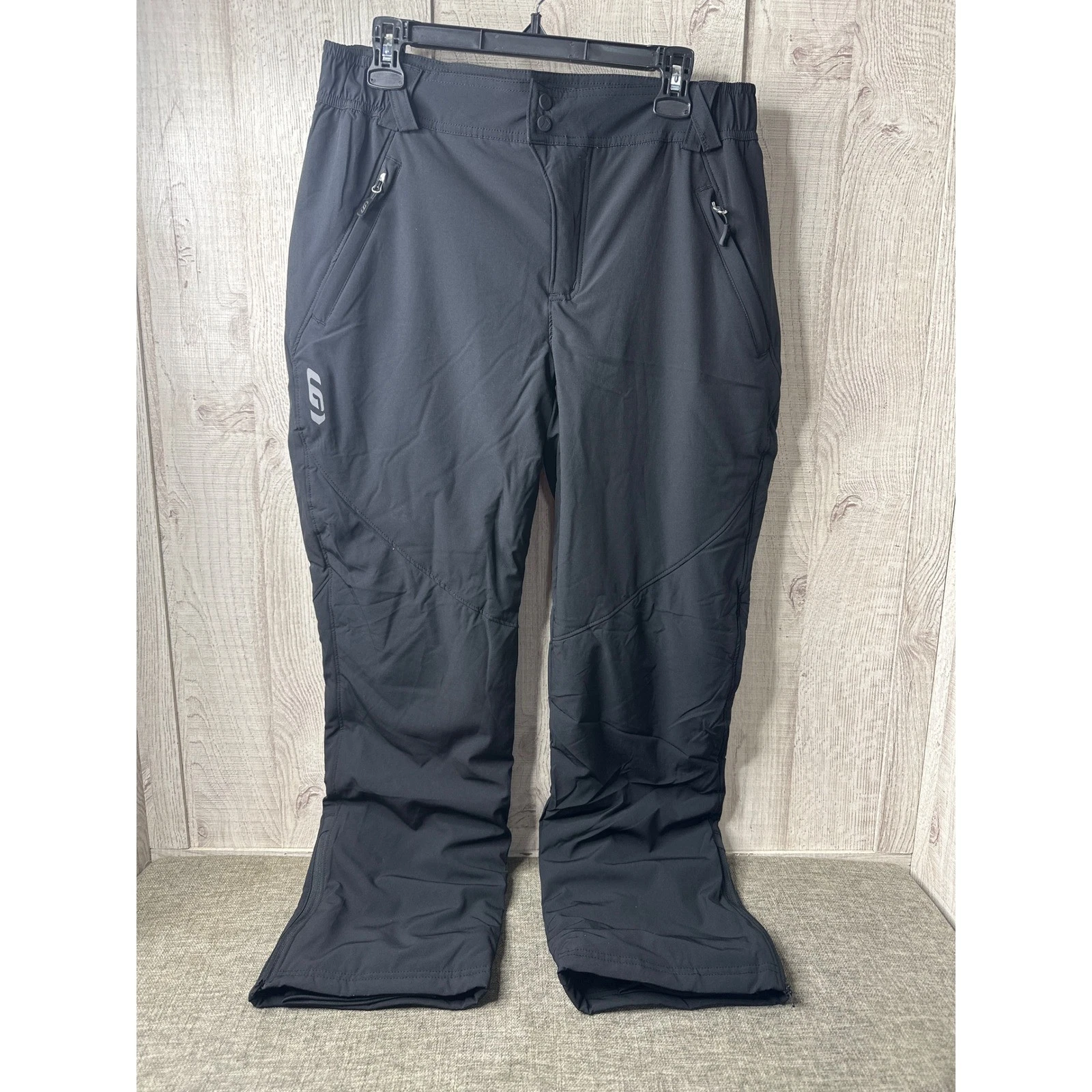 Louis Garneau WS Variant Pants Black Insulated Winter Cycling Ski Medium 1064094