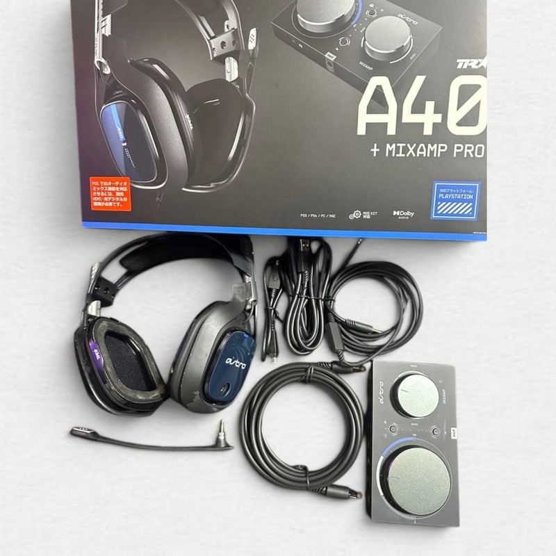 Logitech G ASTRO Gaming A40 Gaming Head Set 3.5mm Jack Mix Amplifier Pro Black