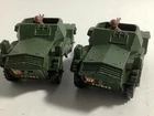 Pair of  Vintage Corgi Juniors Daimler Scout Cars - 1:64 scale VGC