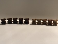 Mini Dollhouse Vintage Bears 10 Pieces