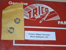 1953 Cadillac El-dorado Nos Chrome Wiper Linkage Spanner Nuts Pair 1950 51 1952