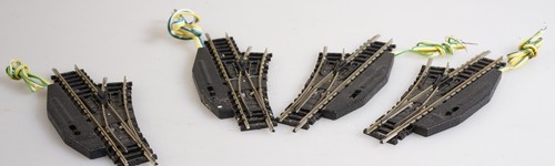 (0835) Minitrix Spur N Weichen, 2 elektrische Weichenpaare R 4937+L 4936 geprüft | Condition: Gebraucht