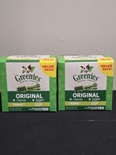 Greenies Original Teenie Dental Treats for Dogs 5-15 lbs, 130 Treats 2 Pack