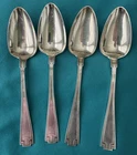 2 Sterling GORHAM ETRUSCAN 1913 Fruit Dessert Spoon 5.75" No Mono ART DECO!