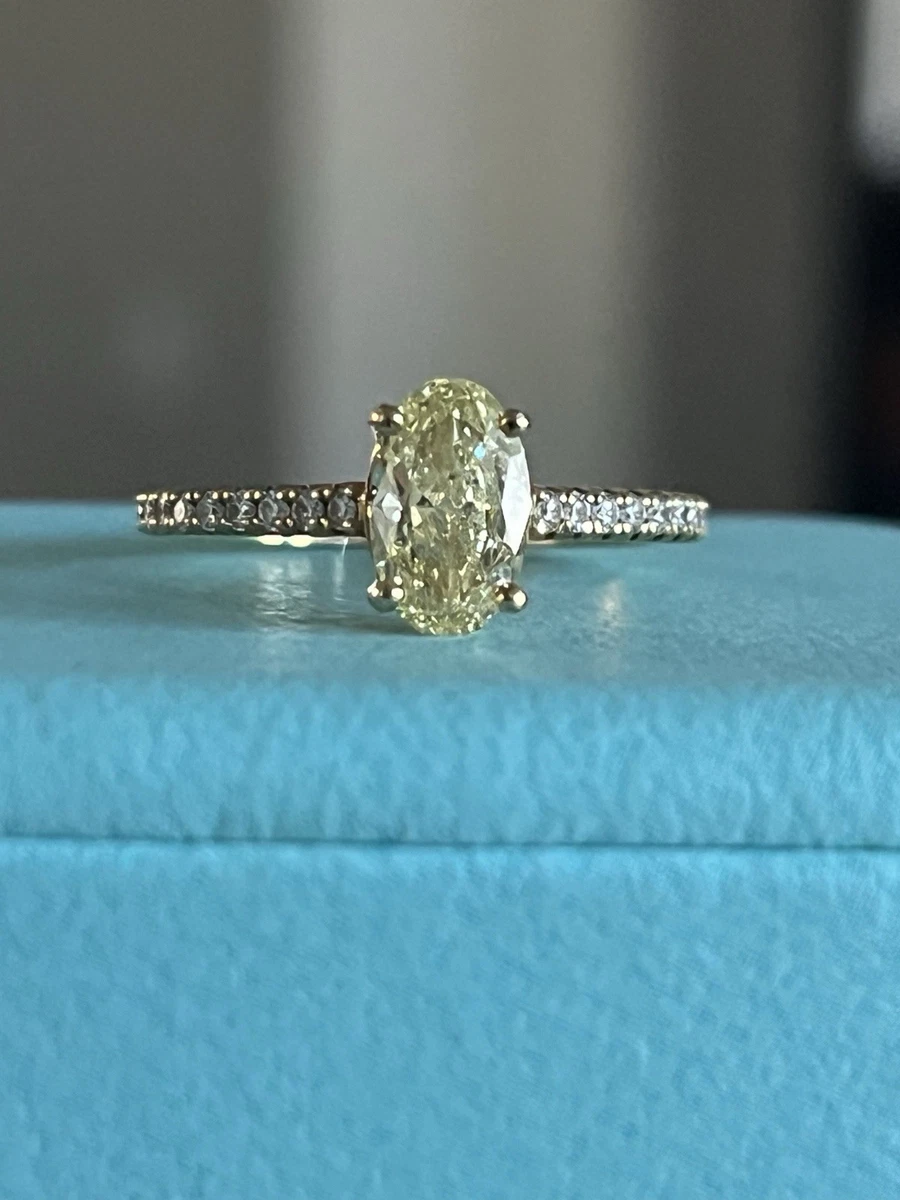 Tiffany & Co. Diamond Engagement Ring Oval Engagement Rings for
