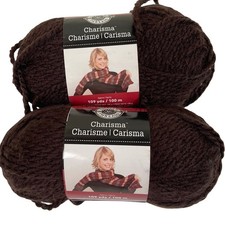 Loops & Threads Charisma Yarn 2 Skeins Espres...