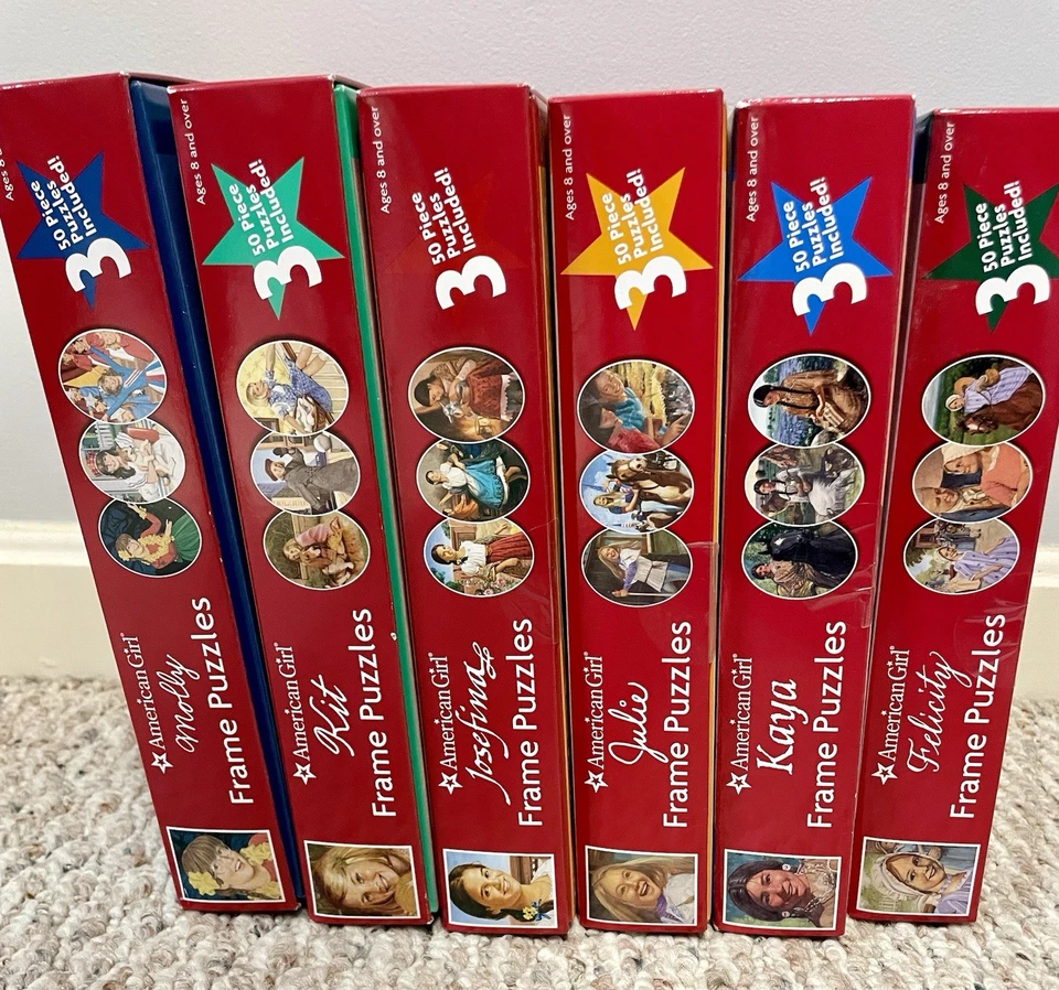 NUEVO EN CAJA - Colección de rompecabezas con marco American Girl *Leer descripción* Foto 4 de 4