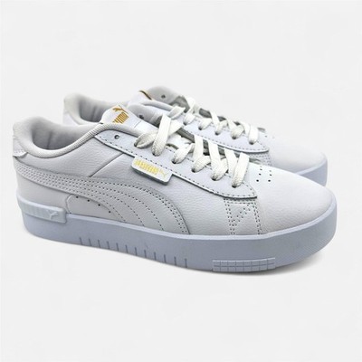 PUMA Jade SC Better White Team Gold Womens Left Size 8 Right Size 7