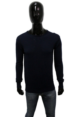 Gaudi' men's sweater size L sweater blue T-shirt pullover jersey logo man