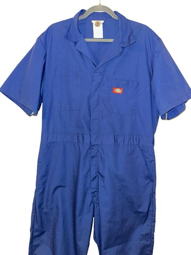 Dickies Mens Short Sleeve Coveralls Work Wear Uniform - D33999 Size Small Short - Picture 2 of 5