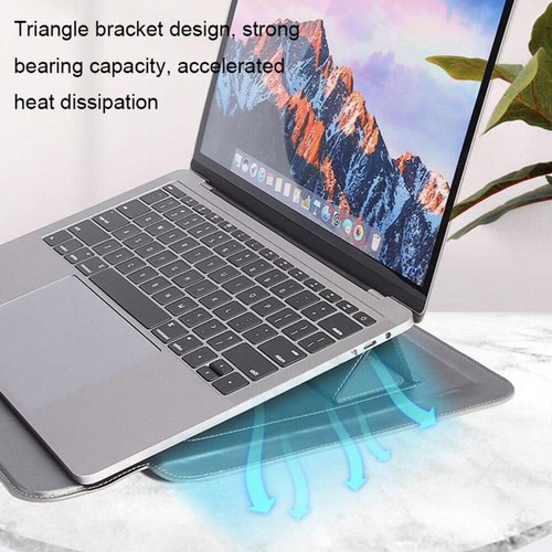 Multifunctional Laptop Bag Stand - Fits 13.3-14 Inches - Black - Blue - Picture 8 of 15