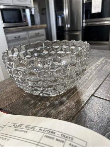Fostoria American Nappy Deep Bowl 8x4-3/4 High Bowl RARE