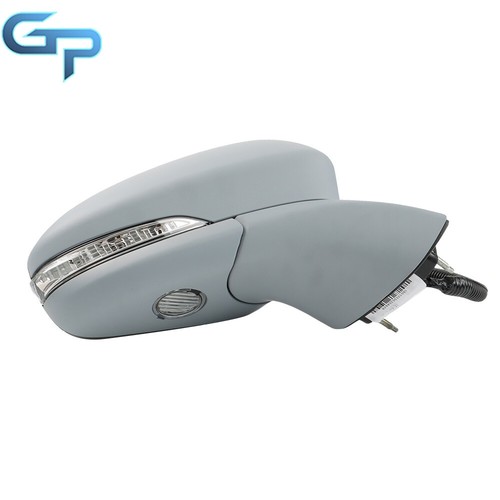 Right Side Power Mirror For 2013-2014 Ford Fusion Manual Fold Heated Paintable - Picture 6 of 17
