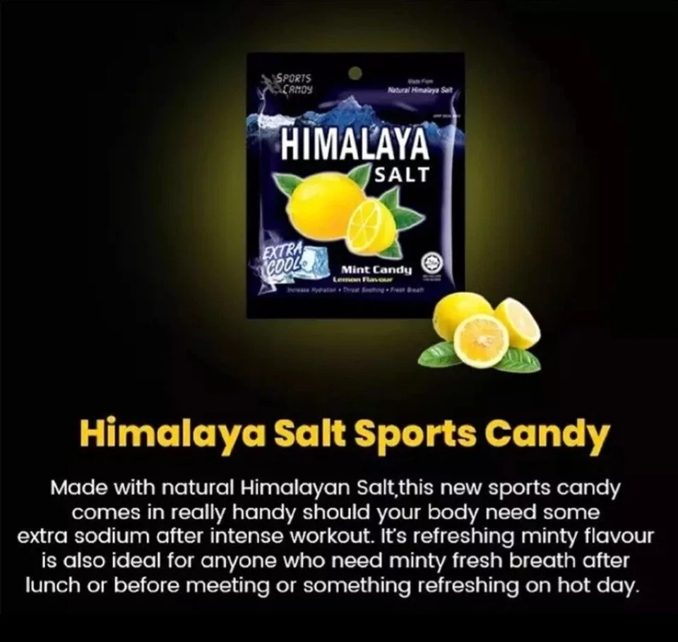 Extra Cool, Himalaya Salt Sports Candy [ 15g x 12 Packets  x 2 Boxes - Image 4 of 4