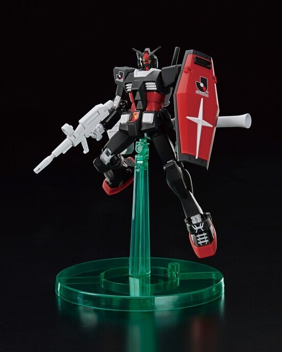 HG RX-78-2 &ＯＯGUNDAM Jリーグ Ver. & HAROPLA Bandai 1/144 RX-78-2 Gundam J-League Ver. Haropla Haro J-League
