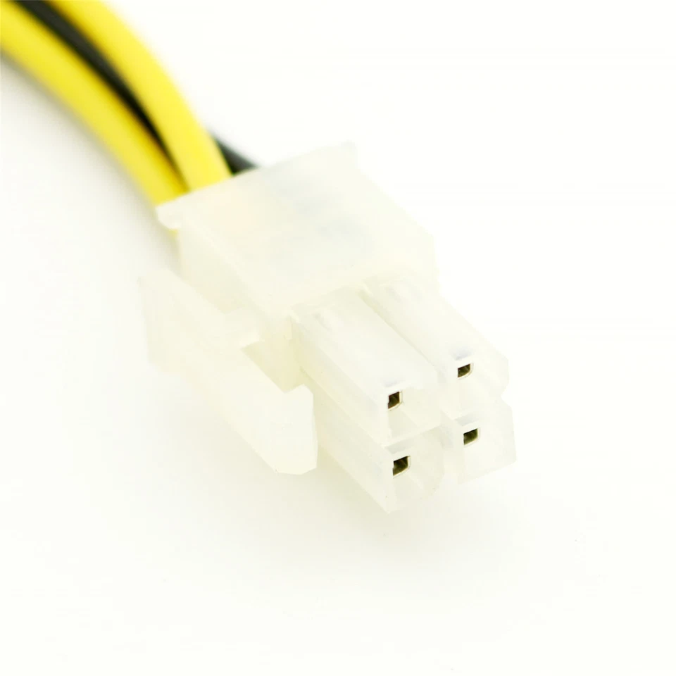 100x ATX 4 Pin EPS to 2 x 4Pin Molex Male Motherboard Power Supply Adapter Cable - Image 3 of 4