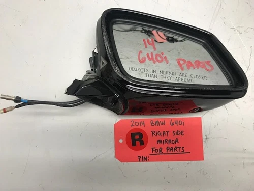11-18 BMW 640i 650 F06 F13 F12 OEM RIGHT MIRROR W/ CAMERA FOR PARTS 