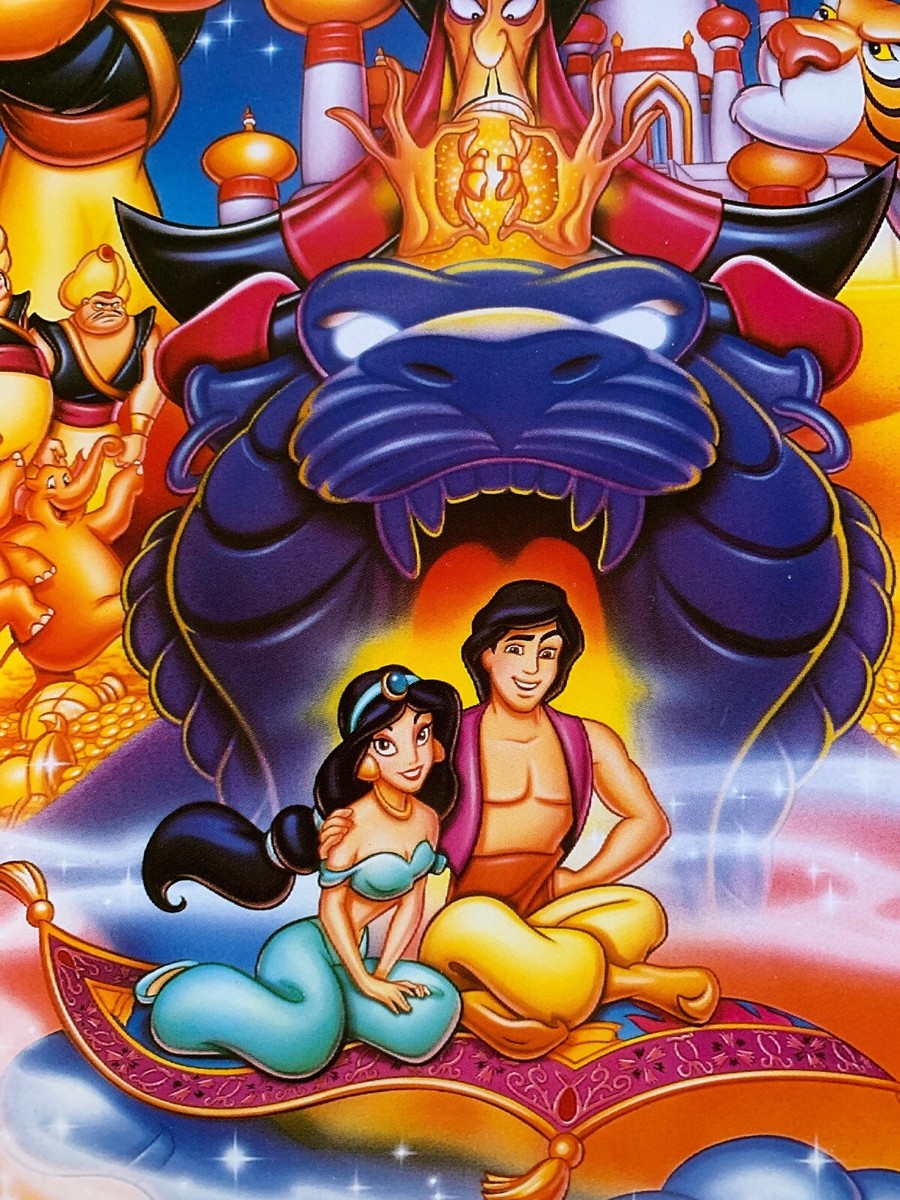 Disney Aladdin Movie Poster With Blue Genie New | eBay