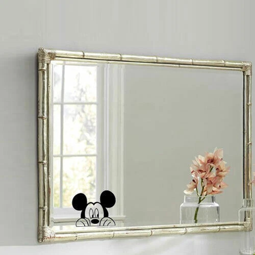 2 Mickey Mouse Peeking Decal Sticker for Macbook Laptop Car Window Bumper Truck - Image 3 of 4