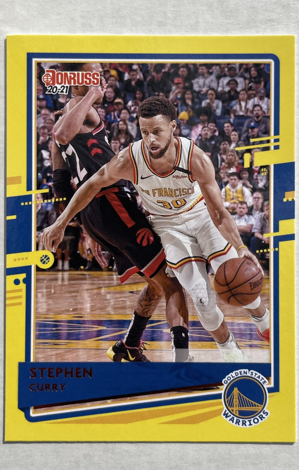 Stephen Curry 2020 Donruss Yellow Flood #41
