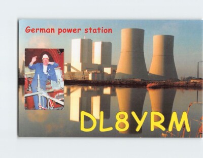 Postcard German power station, DL8YRM, Lippendorf, Germany | eBay
