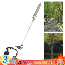42.7CC 2 Stroke Gas Powered Pole Saw Split Shaft Chainsaw Pruner Trimmer