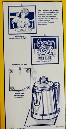 Vintage 1982 Country Store Ceramic Tile Trivets Set Arm & Hammer Quaker Oats - Picture 10 of 11