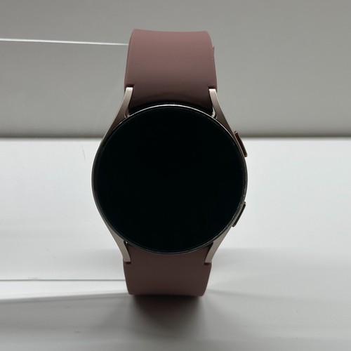 Montre connectée GPS Samsung Galaxy Watch 4 40 mm or rose bracelet personnalisé - bon état - Photo 2 sur 7