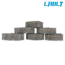 LABLT Round-Head Galvanized 3600?? 1-1/4"?? 0.092" Ring Coil Siding Nail