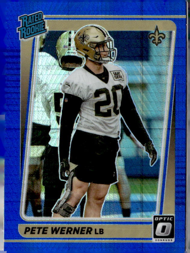 2021 Donruss Optic Blue Hyper #276 Pete Werner(E)