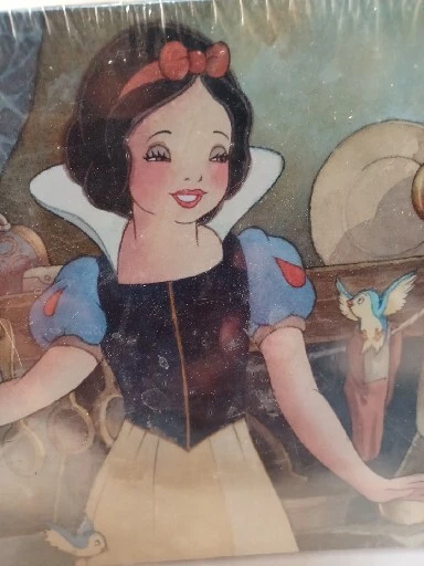 DISNEY "Retrato de Inocencia" 1000 piezas Puzzle Blancanieves Pájaros Escoba Sellado Nuevo Foto 2 de 4
