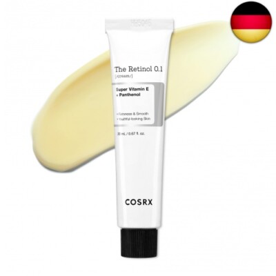 COSRX Die Retinol 0.1 Creme, Anti Falten Creme mit Retinol und Hyaluronsäure,