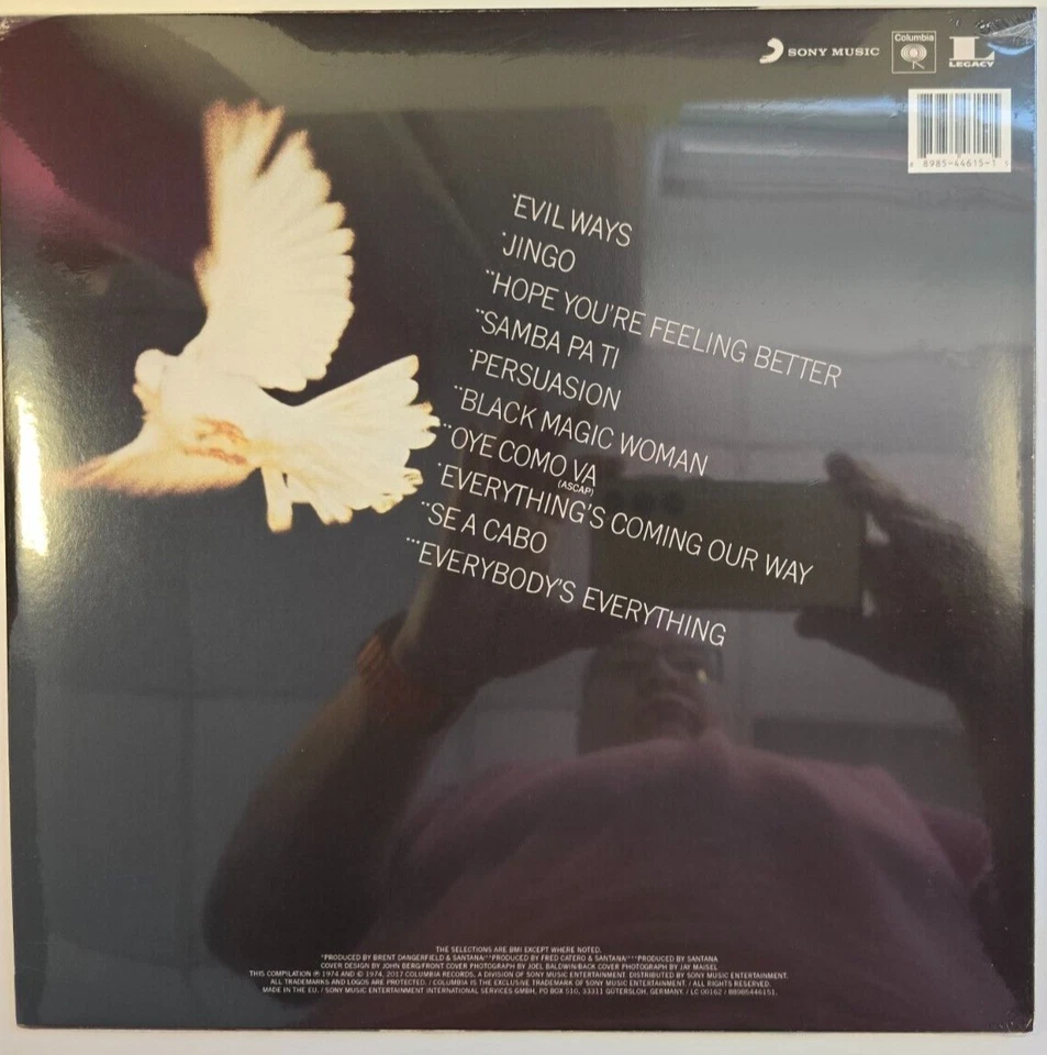 Santana – Santana's Greatest Hits LP Album vinyl record 2017 compilation reissue - Image 2 of 4