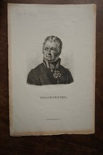 DESGENETTES (1762-1837) PORTRAIT ENGRAVING 19th century, DOCTOR born in ALENCON
