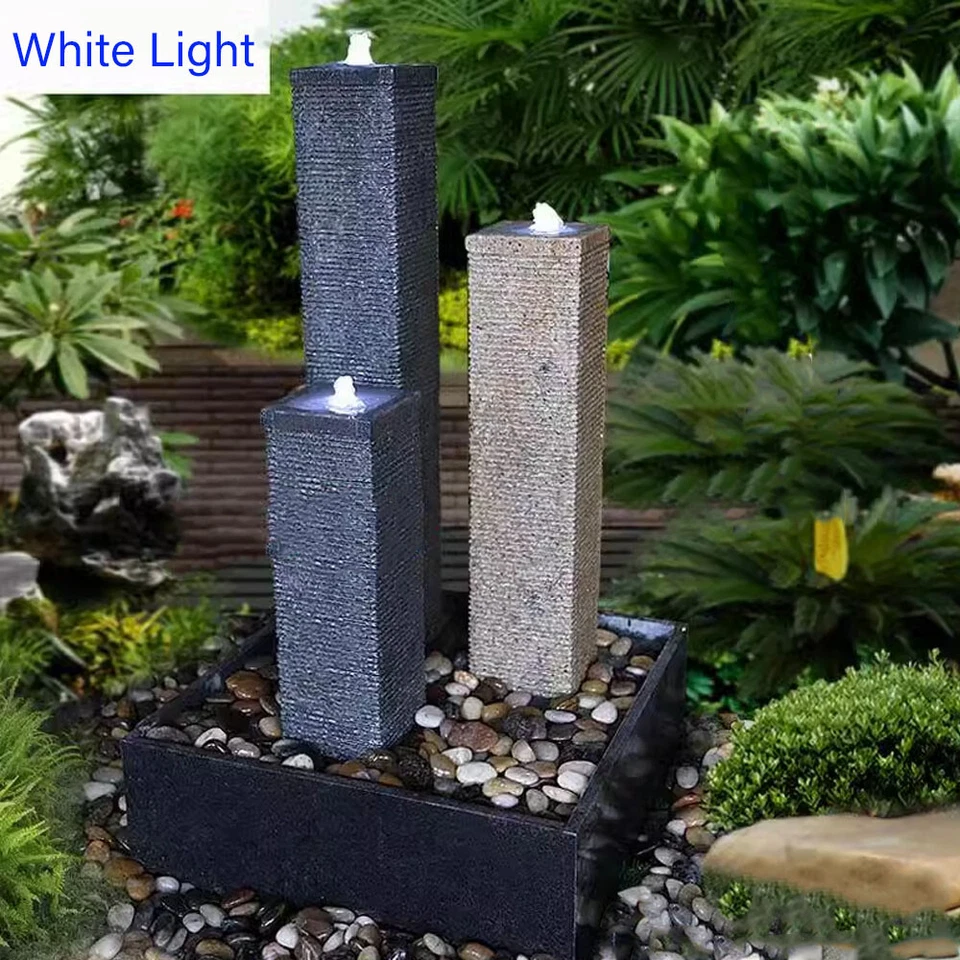 Anillo de luz submarina 6 LED 1/2/4/8/10 PIEZAS para fuente estanque jardín sin adaptador de CA Foto 3 de 4