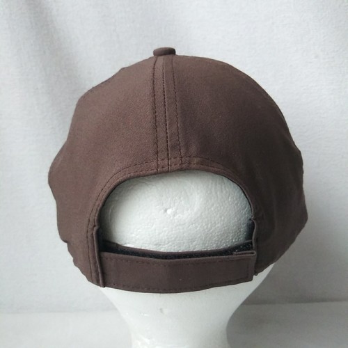 Nike Air Jordan Script Strapback Hat Brown Blue Embroidery FLAW - Picture 7 of 14