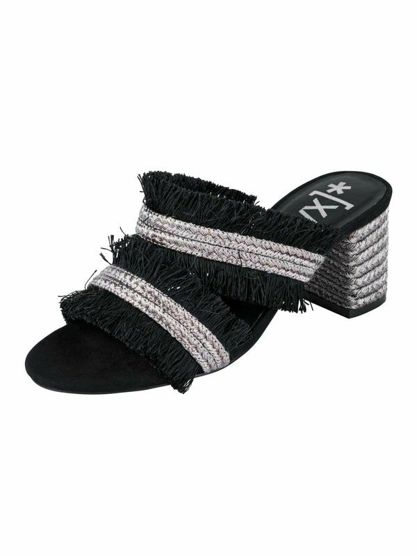 APL Xyxyx Ciabatta Donna Marca Colore Nero Argento