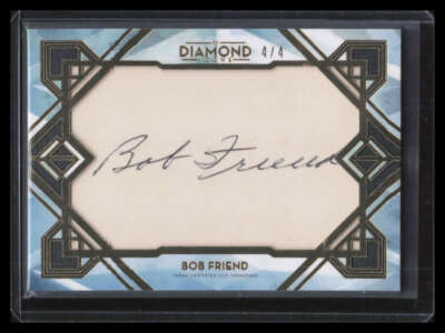 2020 Topps Diamond Icons Cut Signatures CSBF Bob Friend Cut Auto 4/4